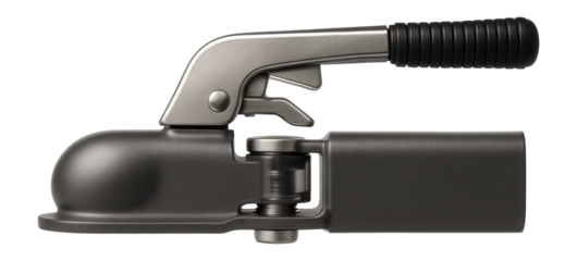 Adjustable coupler with a lever lock and heavy-duty steel construction