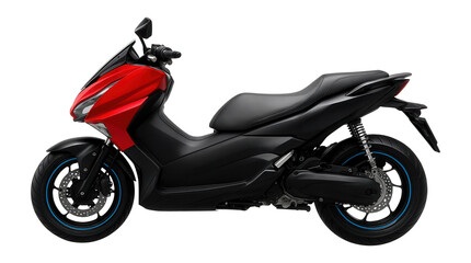 High-performance maxi-scooter with aggressive styling and sport suspension