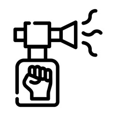air horn Line Icon