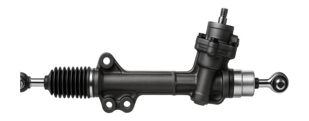 Rack and pinion steering gear with integrated hydraulic actuator