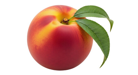 Isolated Fresh Peach