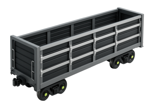 Gated autorack rail car with horizontal bracing and visible locking mechanisms