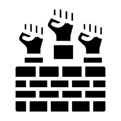 boundary Solid icon