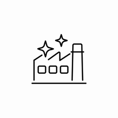 sawtooth factory icon sign vector