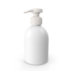lotion bottle isolated on transparent background, 3d , PNG