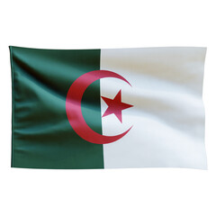 Algeria Flag on transparent background png