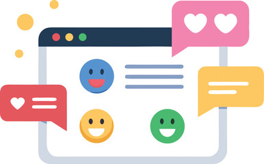 Live Chat Support Window With Real Time Conversation