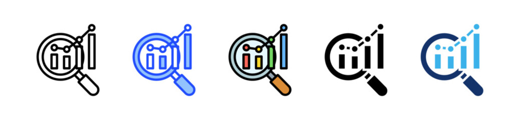 Survey Results Icon Collection With Multiple Styles