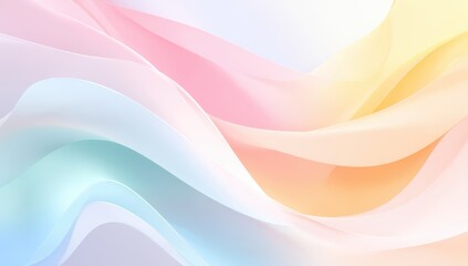 Pastel flowing fabrics