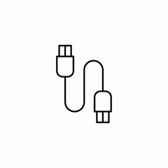 device cable icon sign vector