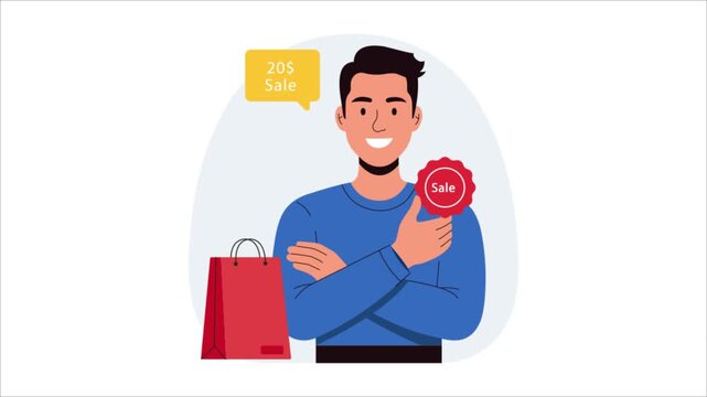 Discount Coupon Animation MP4 file	