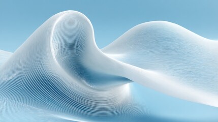 Abstract Blue Gradient Background Inspired by Technology and Design