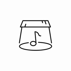 music note icon sign vector