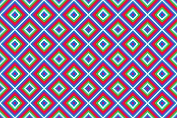 Seamless geometric pattern background, wallpaper, decoration, scrapbook, wrapping paper, ornament, scrapbook, etc. Colorful 