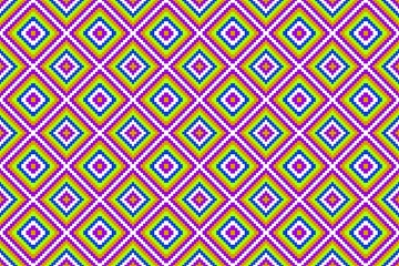 Abstract geometric seamless pattern, wallpaper, texture, ornament, wrapping paper, square, pixel, print, scrapbook, textile, fabric, etc.