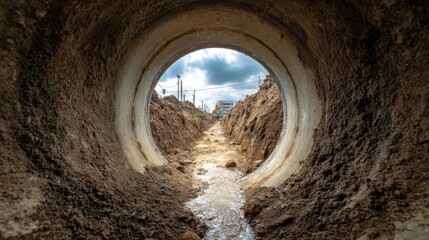 Obraz premium Elegant photo of construction site.