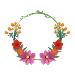 wreath of flowers