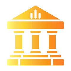 courthouse Gradient icon