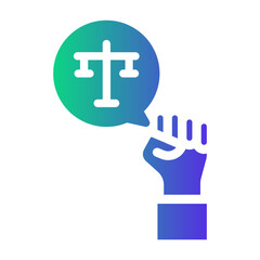justice Gradient icon