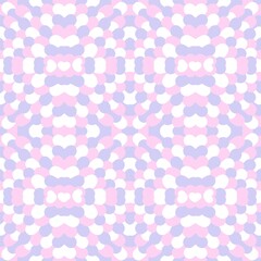 Seamless purple, pink and white dots pattern