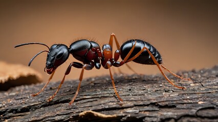 ant on the ground