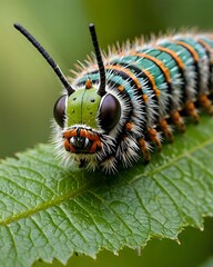 caterpillar on leaf