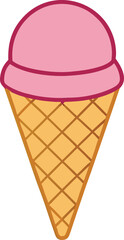vector ice cream cone