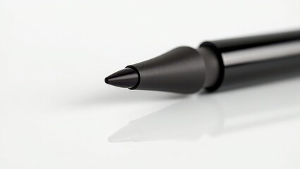 Close-up view of a dark gray stylus tip.