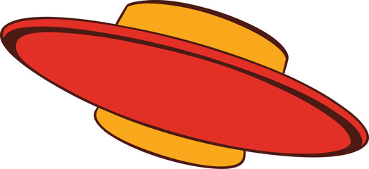 floating hat on transparent background