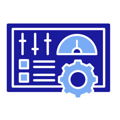 Automation Panel  Icon Element For Design
