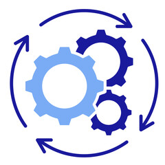 Business Process Engine  Icon Element For Design
