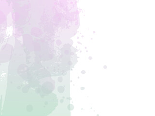 Vector Brush Stroke. Abstract Fluid Splash. Gradient Paintbrush. Isolated Splash on White Backdrop. Watercolor Textured Background.  Sale Banner Brushstroke.