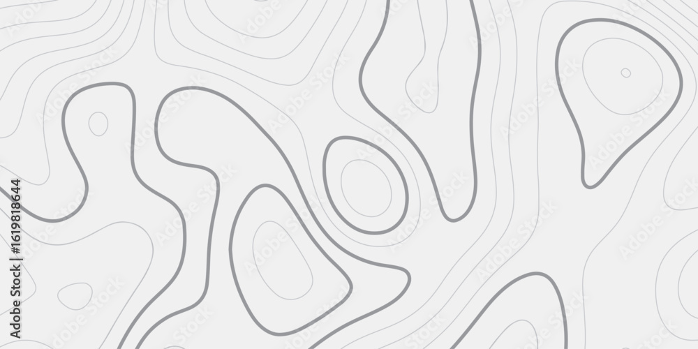 Poster minimalistic white background with subtle contour effect black lines creating a topographic effect d