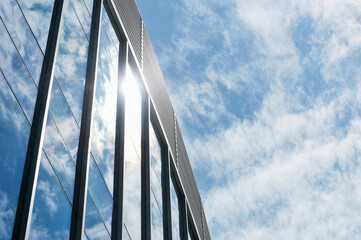 modern office building in the sky