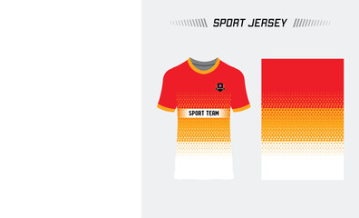 Sport Jersey Design. Sublimation Jersey Design. EPS10. Fully Editable File.