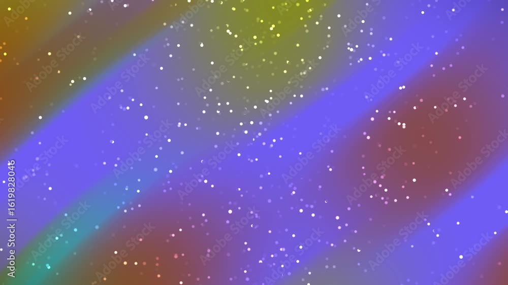 Fototapete abstracts particles abstract animated background with colorful gradient stripes and sparkling partic