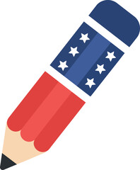 Usa flag pencil education writing patriotism