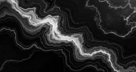 Abstract monochrome marble vein texture