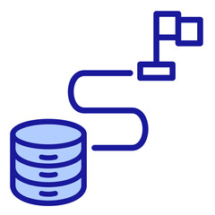 Data Pipeline  Icon Element For Design
