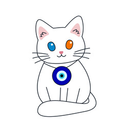 Super cute cat vector illustration