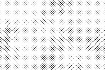 Dotted halftone texture background. Vanishing grunge gritty noise wallpaper. Monochrome pop art gradient overlay. Weathered pixelated raster comic backdrop. Vector bitmap fading subtle surface.