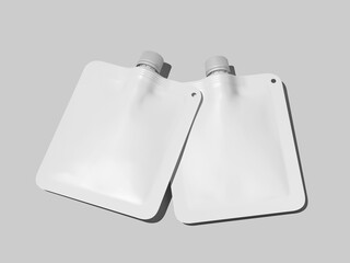 Sample Spout Pouch Mockup 3D Rendering