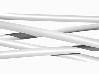 Tape Mockup 3D Rendering Police Line