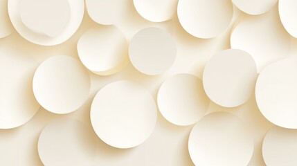 Vintage Abstract White Circle Pattern with Soft Textures