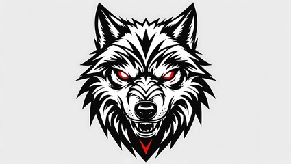 Obraz premium wolf head vector