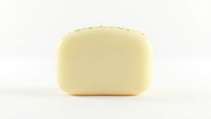 A light beige bar of soap against a plain white background.