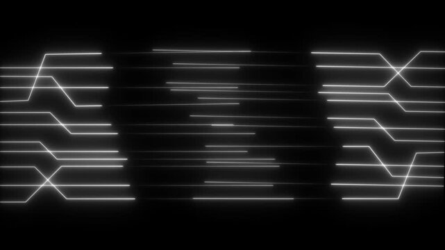 WHIT  lines abstract futuristic technology background. Seamless loop animation black background. Lasers - mov - abstract light background, abstract ...