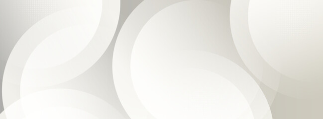 A sophisticated banner background with overlapping translucent ovals, creating a gentle, flowing design with a soft color gradient.Minimalist banner background.