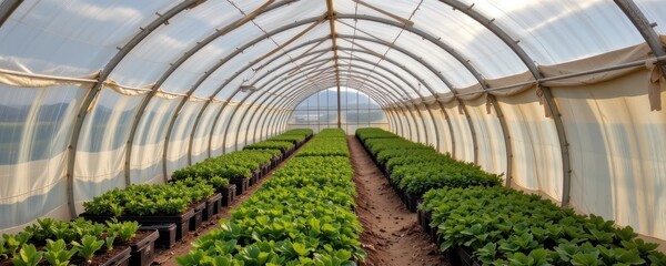 angled sidewalls improve solar gain early and late in the day and help optimize the photosynthetic window for crops that require consistent lighting.