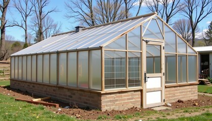 Obraz premium box shaped greenhouses are easy to construct and expand but require more energy to heat evenly due to corners and stagnant air pockets.